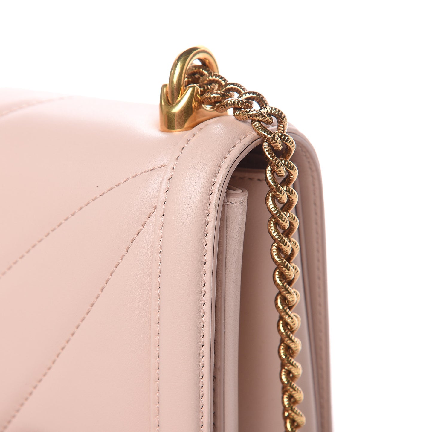 Calfskin Large Devotion Bag Pale Pink