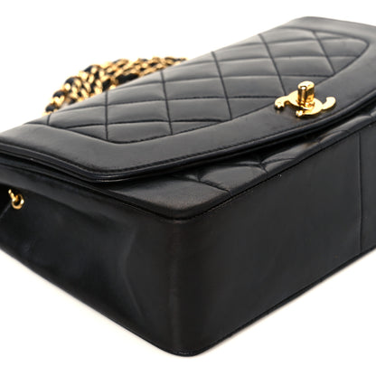 Chanel Lambskin Quilted Medium Single Flap Black 11 of 12