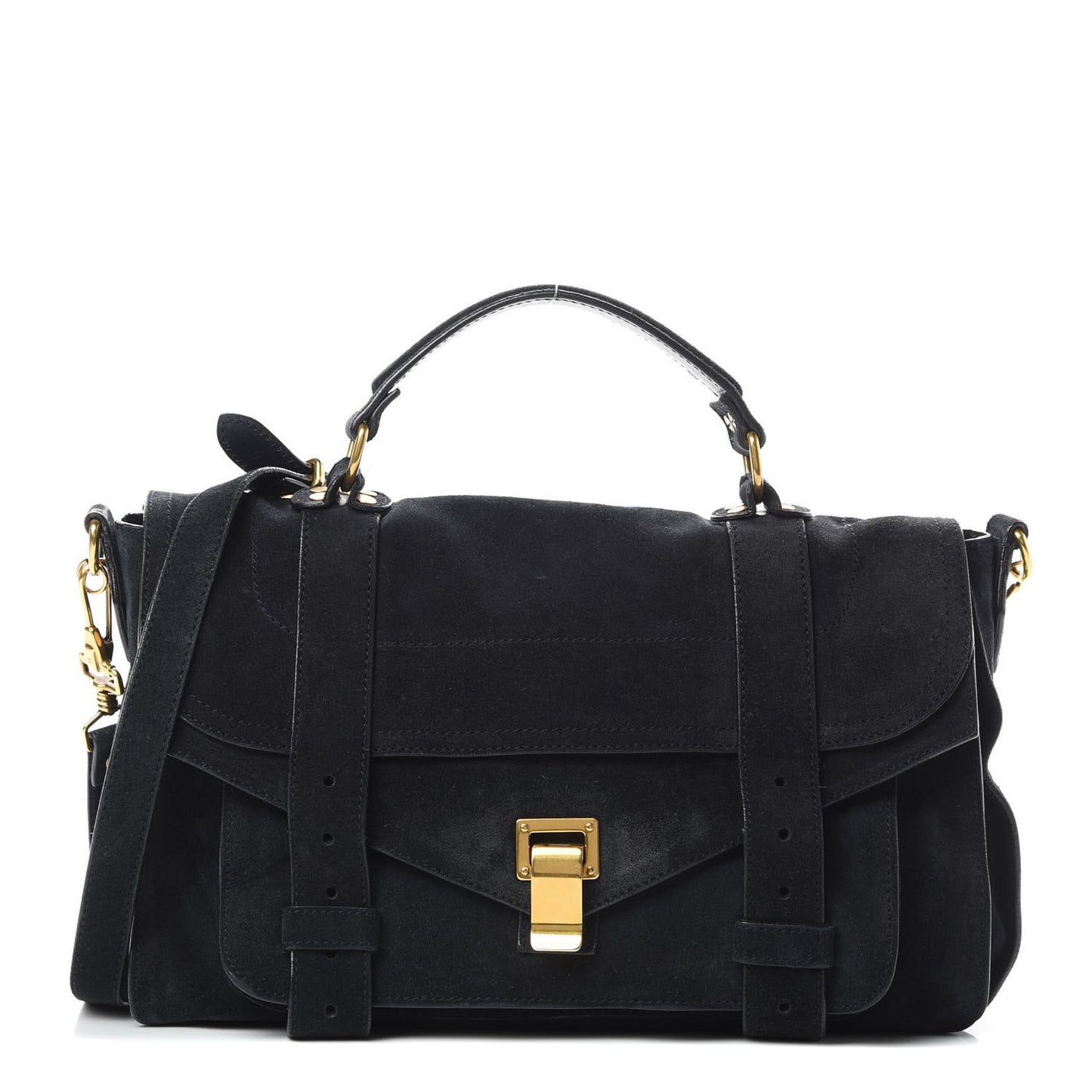Suede Medium PS1 Satchel Navy