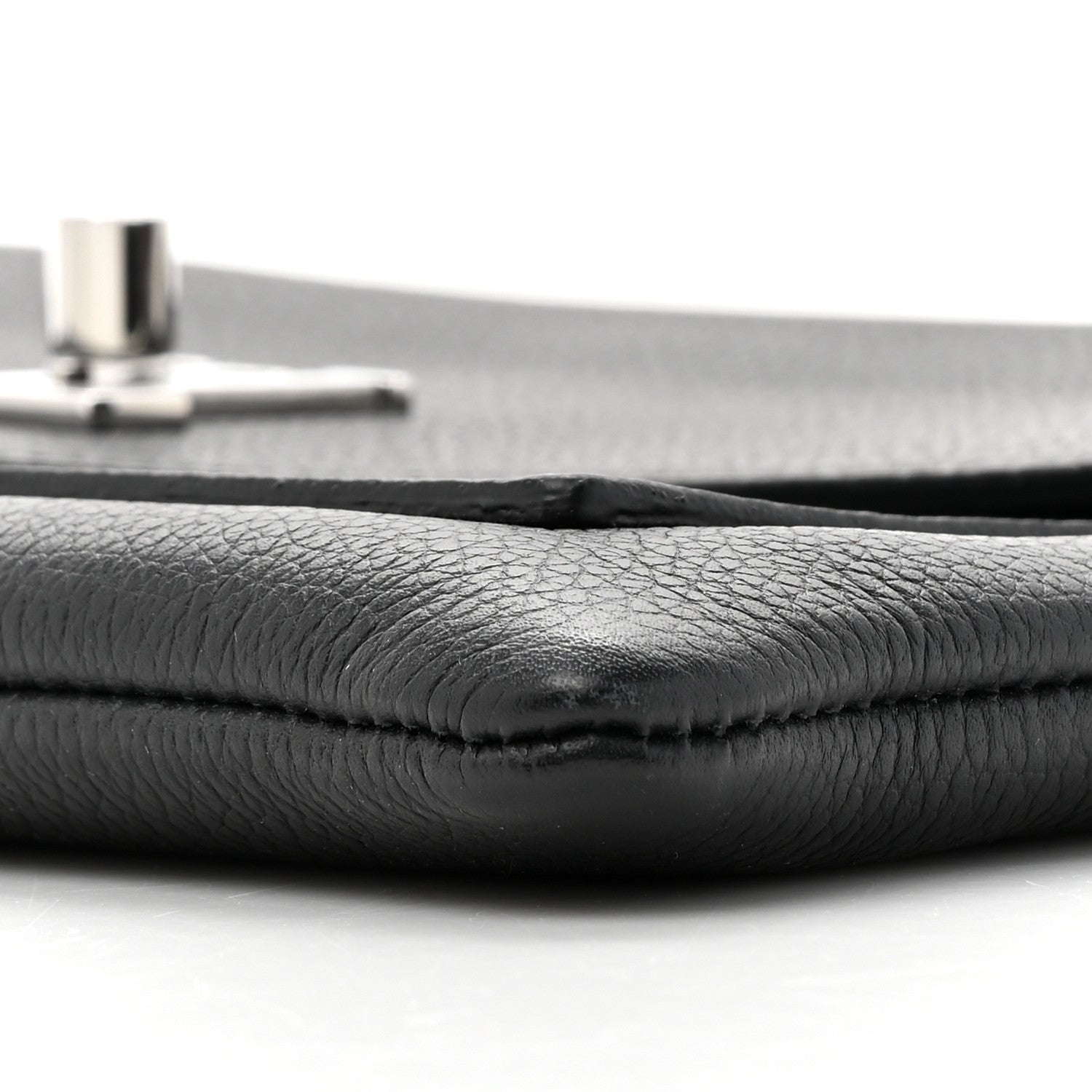 Louis Vuitton Soft Calfskin My Lockme Chain Pochette Black 8 of 9