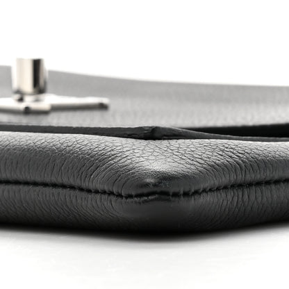 Louis Vuitton Soft Calfskin My Lockme Chain Pochette Black 8 of 9