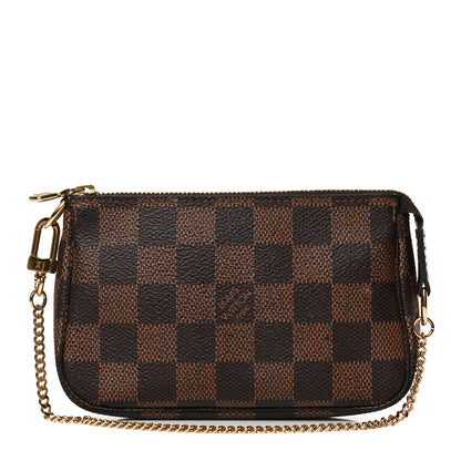 Louis Vuitton Damier Ebene Mini Pochette Accessories 1 of 10