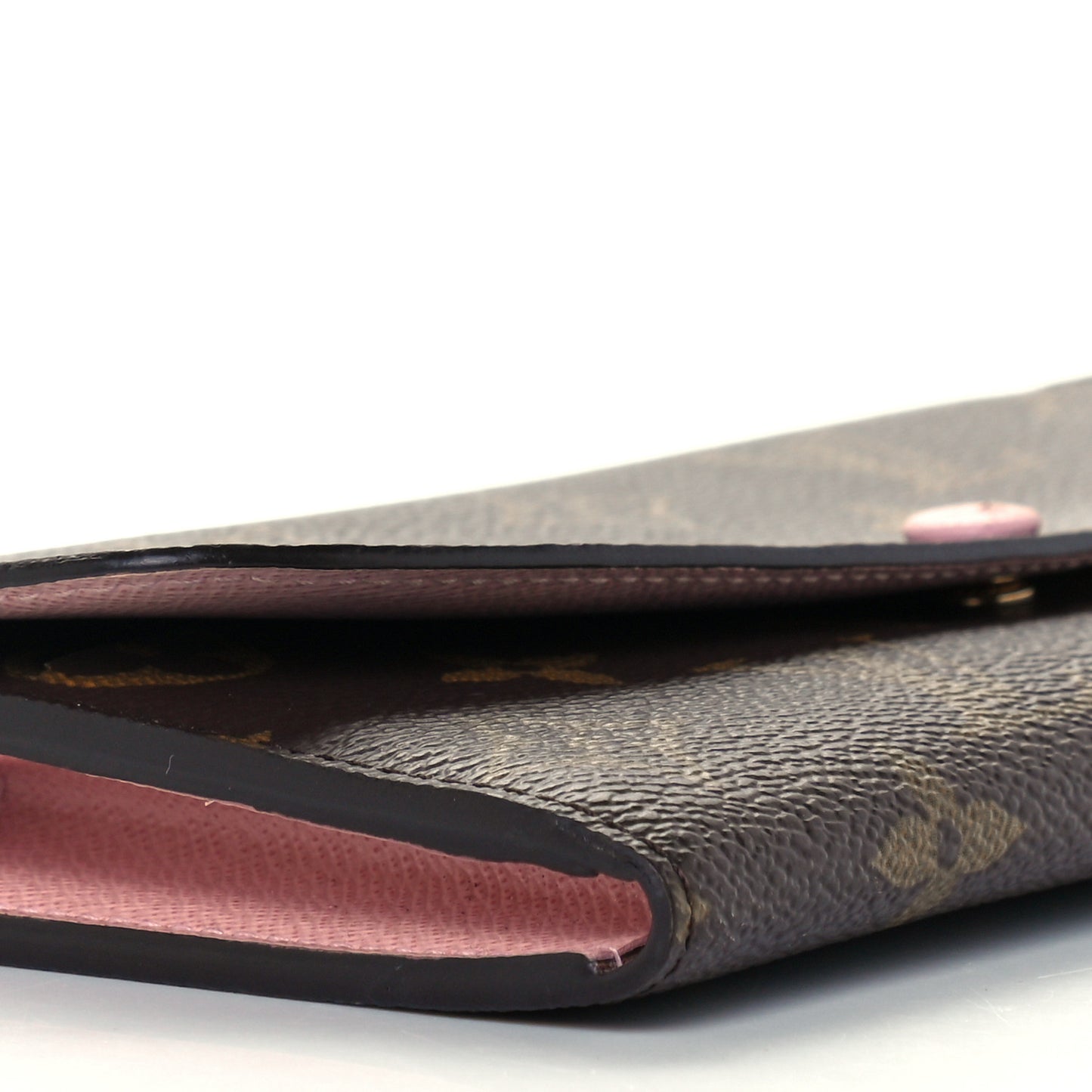 Monogram Emilie Wallet Rose Ballerine
