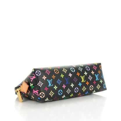 Louis Vuitton Monogram Multicolor Cosmetic Pouch Black Grenade 4 of 7