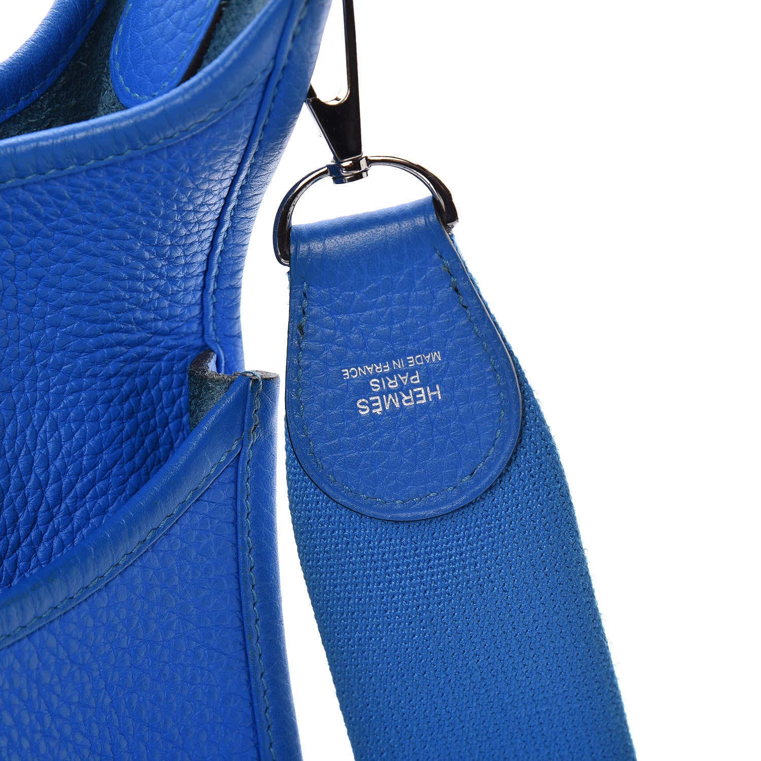 Hermes Taurillon Clemence Evelyne III GM Bleu Hydra 9 of 11