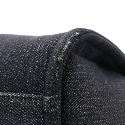 Chanel Denim Medium Deauville Tote Dark Blue 10 of 11