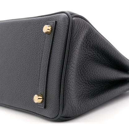Hermes Togo Birkin 25 Black 10 of 11