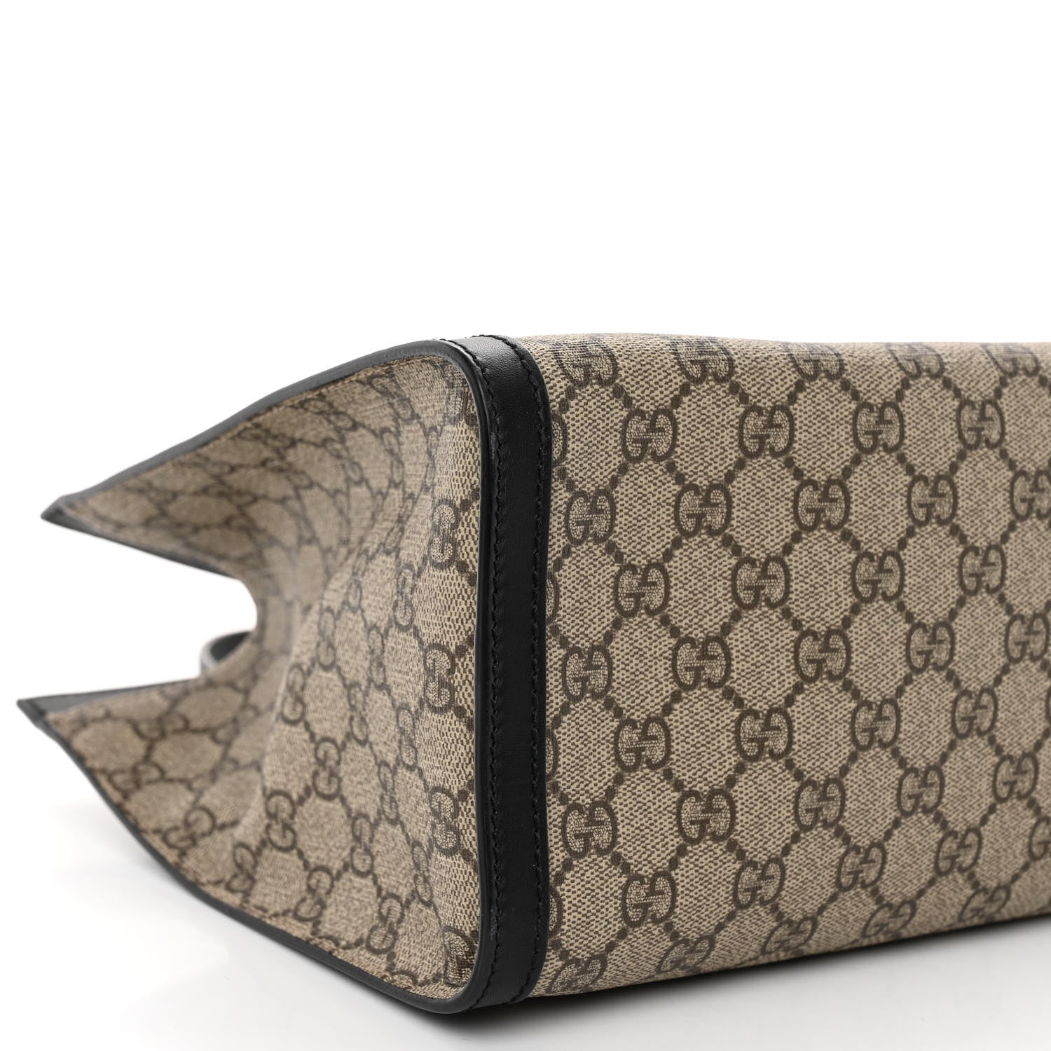 Gucci GG Supreme Monogram Medium Padlock Tote Black 9 of 10