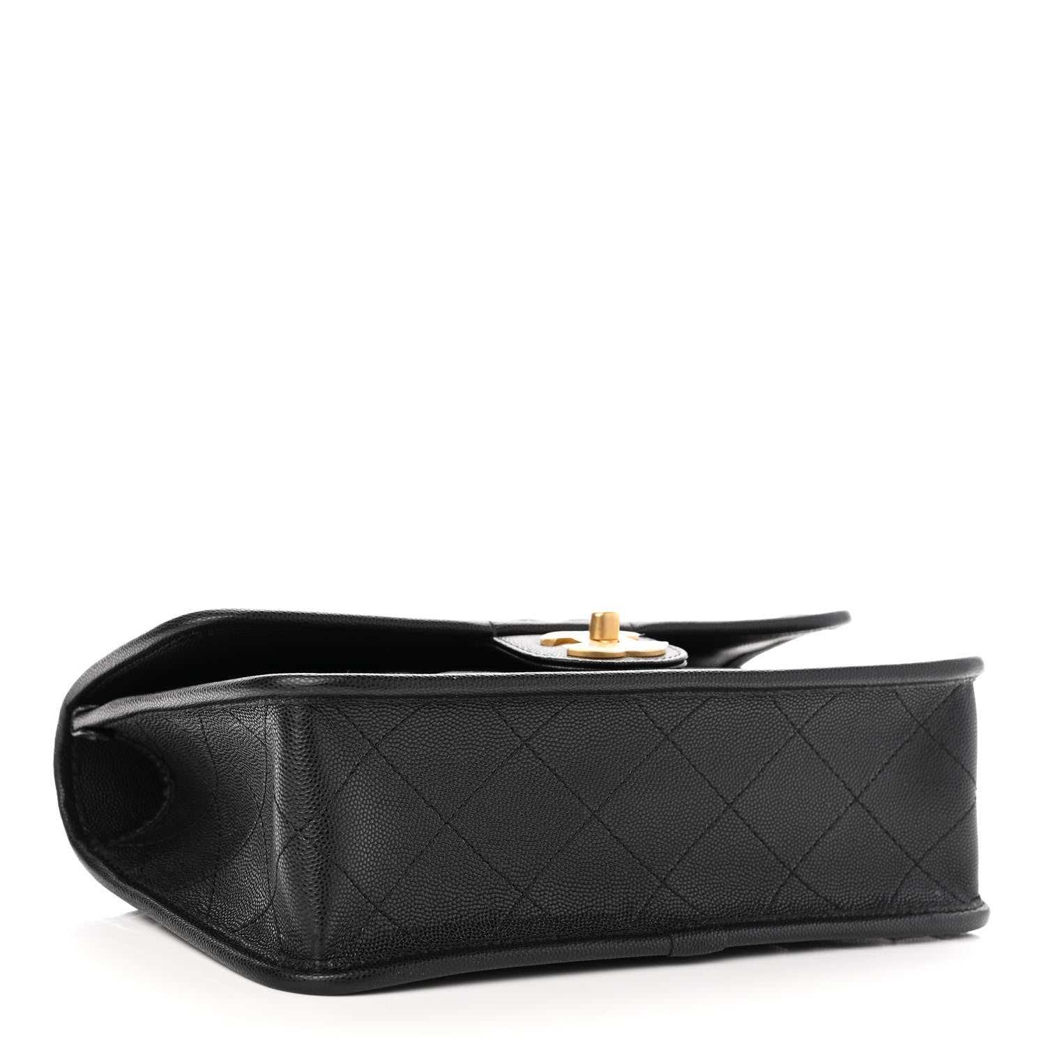 Chanel Caviar Quilted School Memory Small Top Handle Flap Black 4 of 11