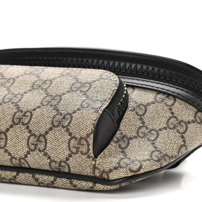 Gucci GG Supreme Monogram Belt Bag Black 10 of 11