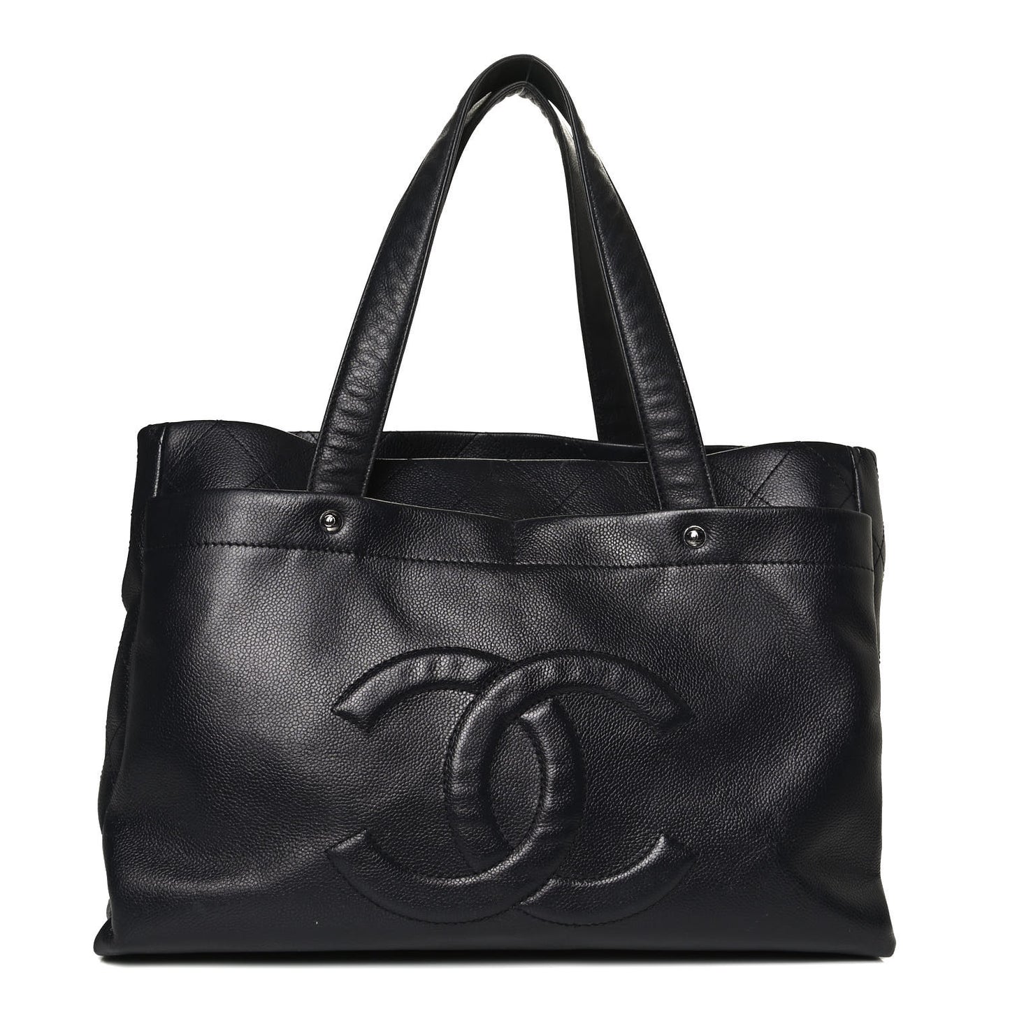 Caviar Executive Cerf Shopper Tote Navy