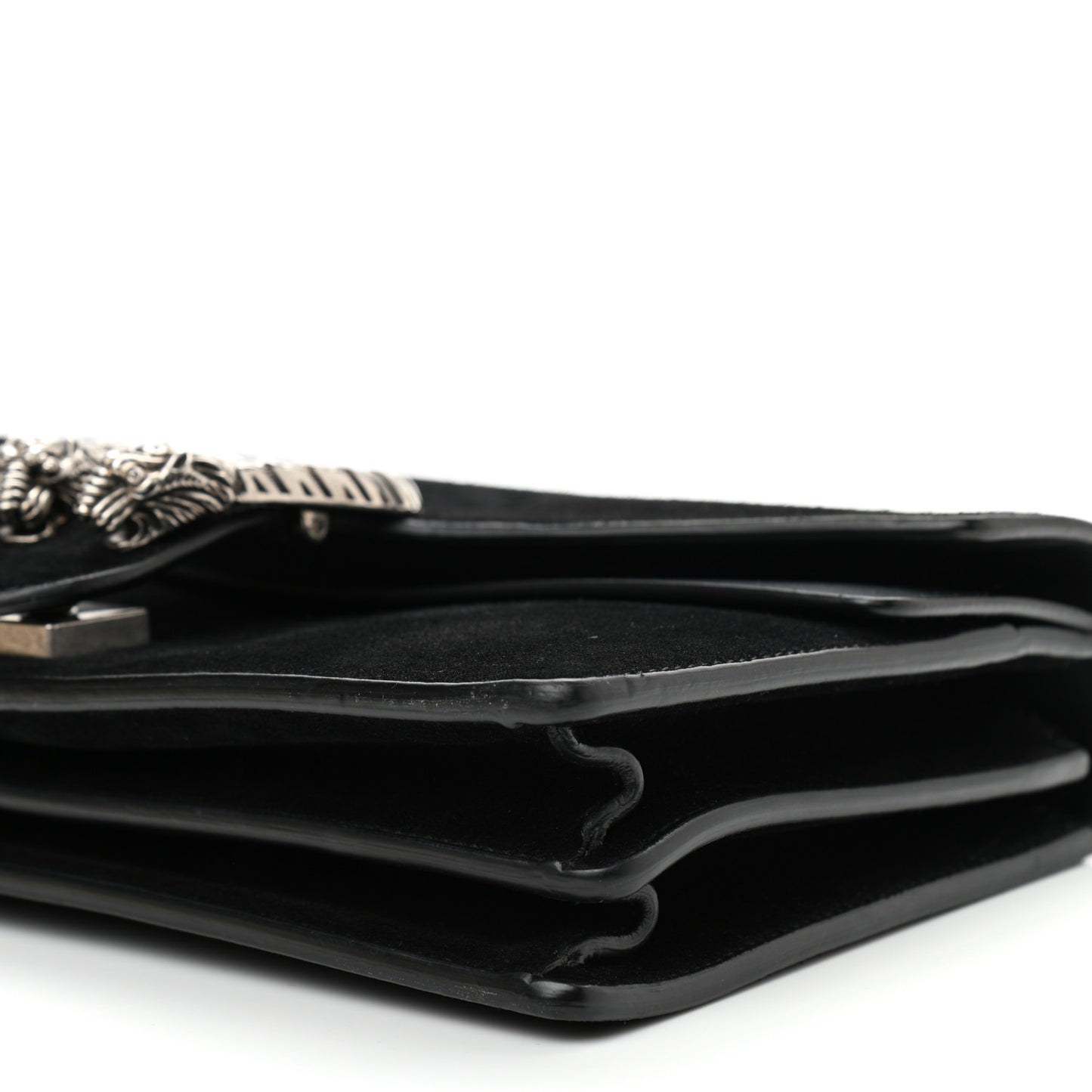 Suede Small Dionysus Shoulder Bag Black