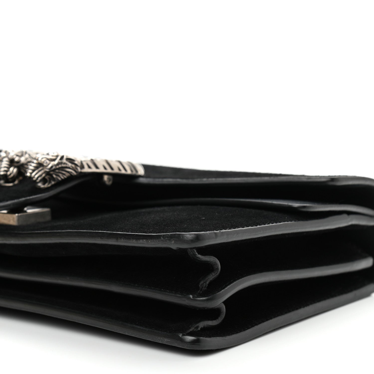 Gucci Suede Small Dionysus Shoulder Bag Black 10 of 11