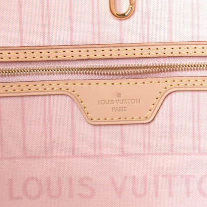 Louis Vuitton Damier Azur Neo Neverfull GM Rose Ballerine 6 of 12