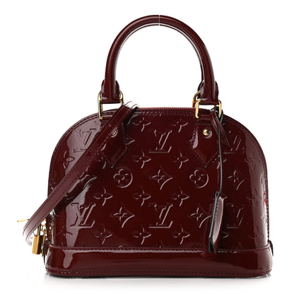 Louis Vuitton Vernis Alma BB Griotte 1 of 8