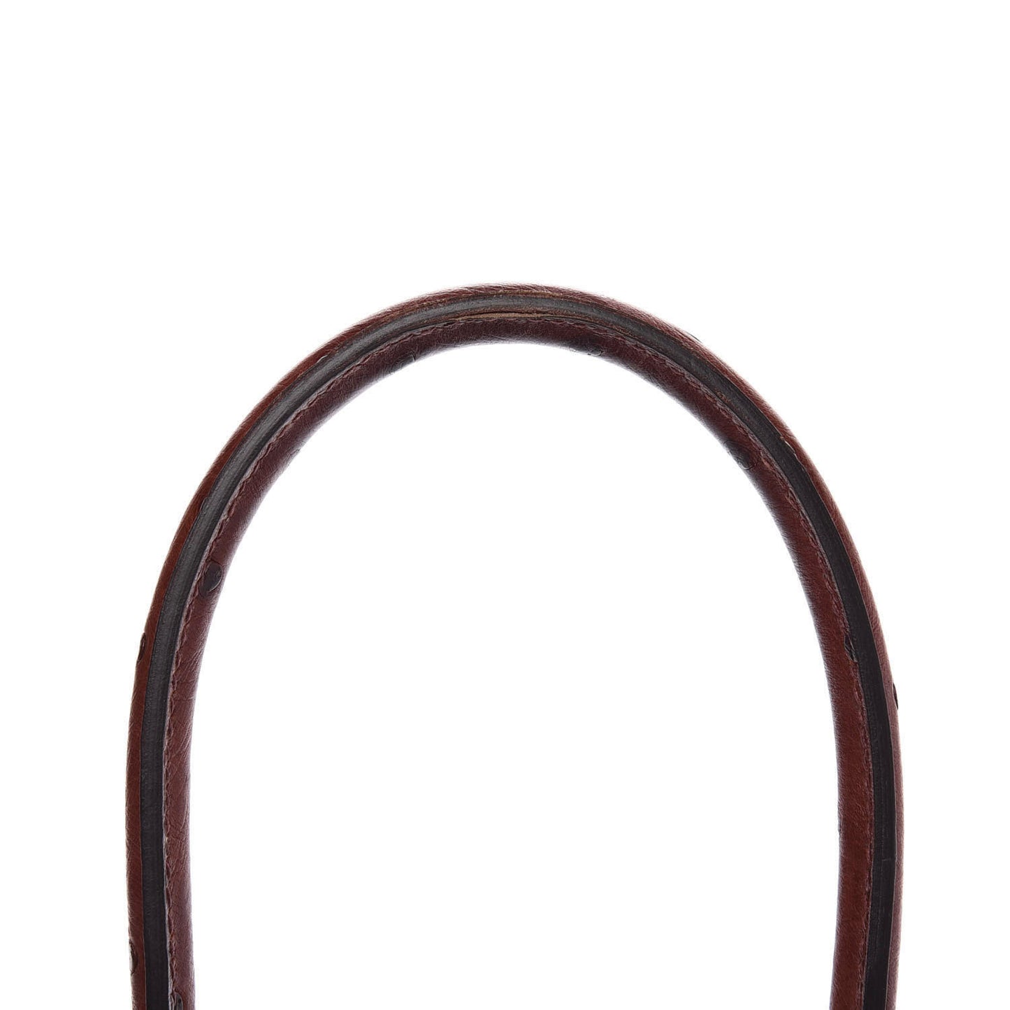 Ostrich Ghillies Birkin 30 Brique Rouge H