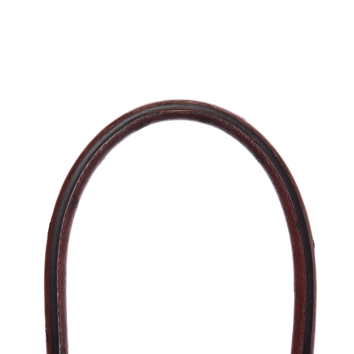 Hermes Ostrich Ghillies Birkin 30 Brique Rouge H 12 of 13