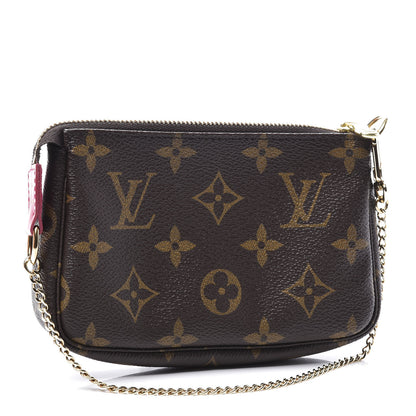 Louis Vuitton Monogram 2020 Christmas Animation Roller Coaster Mini Pochette Accessories Pivoine 2 of 9