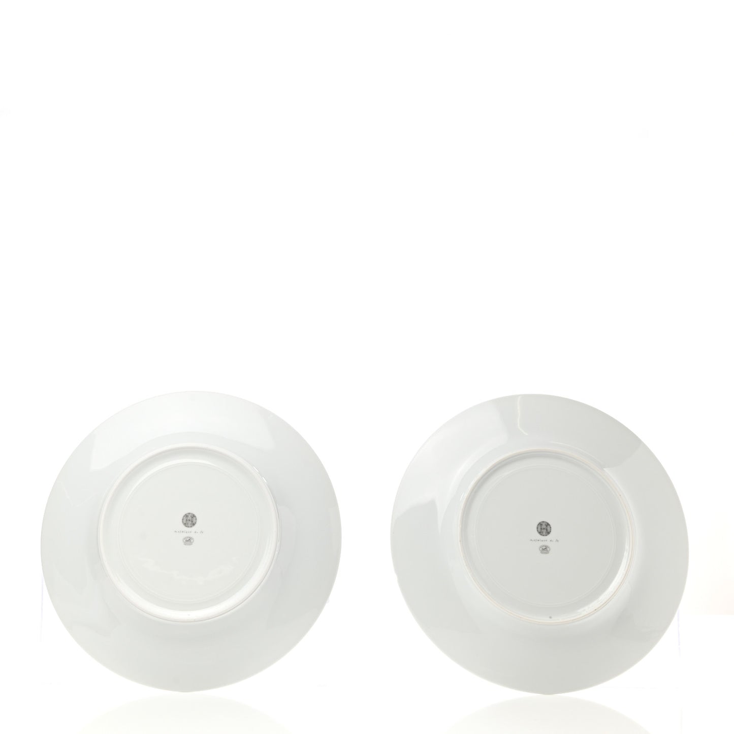 Porcelain Mosaique Au 24 Platine Presentation Plate Set of 2