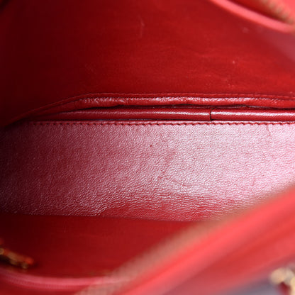 Chanel Lambskin Quilted Camera Case Red 8 of 17