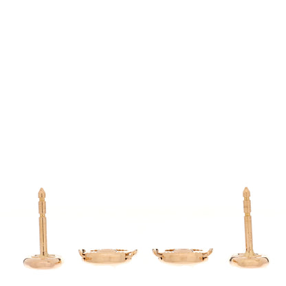Hermes 18K Rose Gold TPM Farandole Stud Earrings 3 of 4