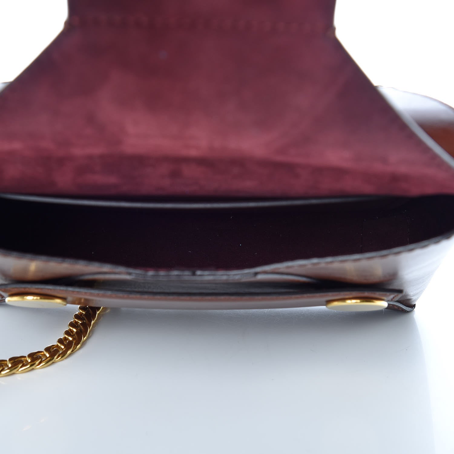 Stella McCartney Eco Alter Nappa Small Popper Shoulder Bag Cognac 8 of 9