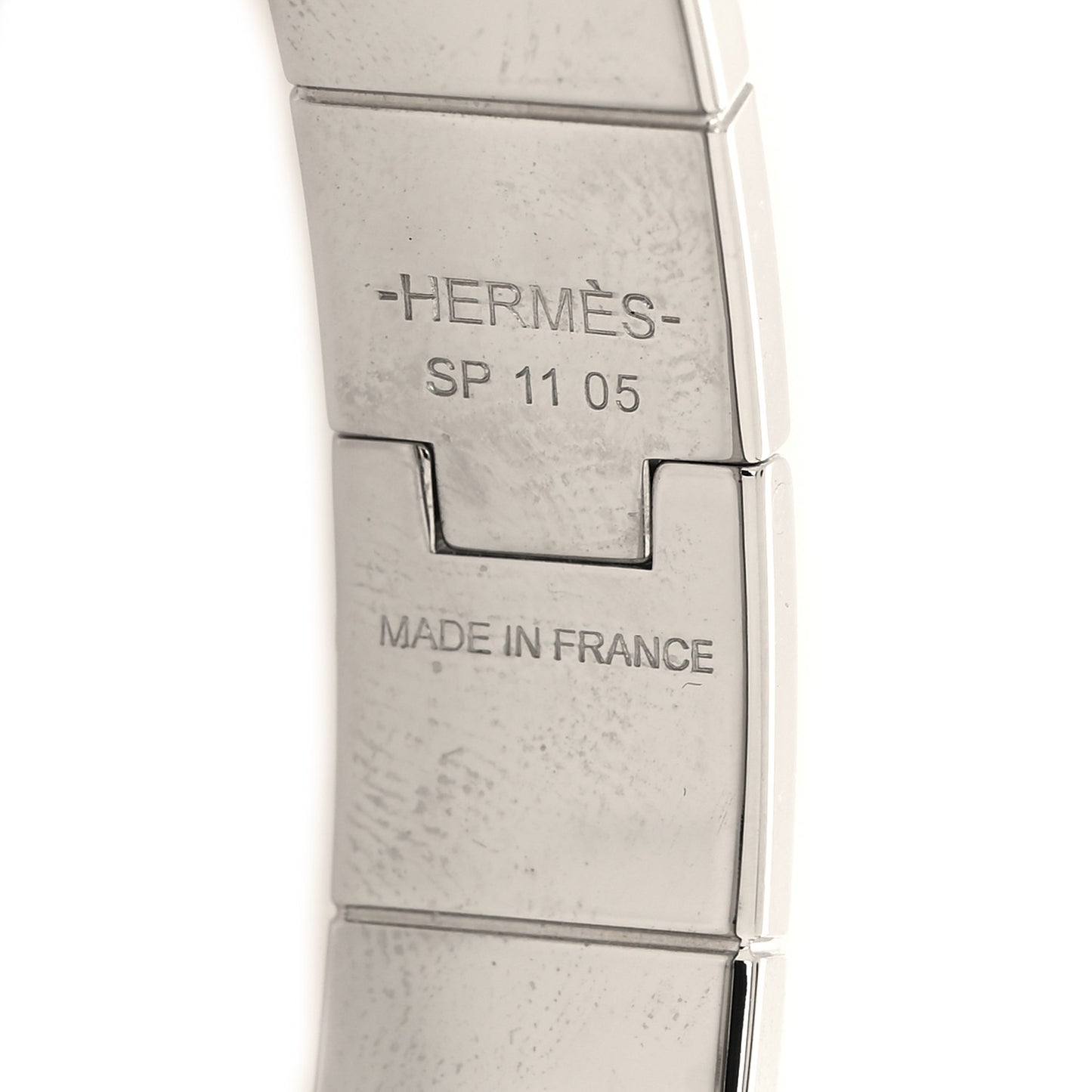 Enamel Printed Narrow Charniere Brides De Gala Hinged Bracelet S