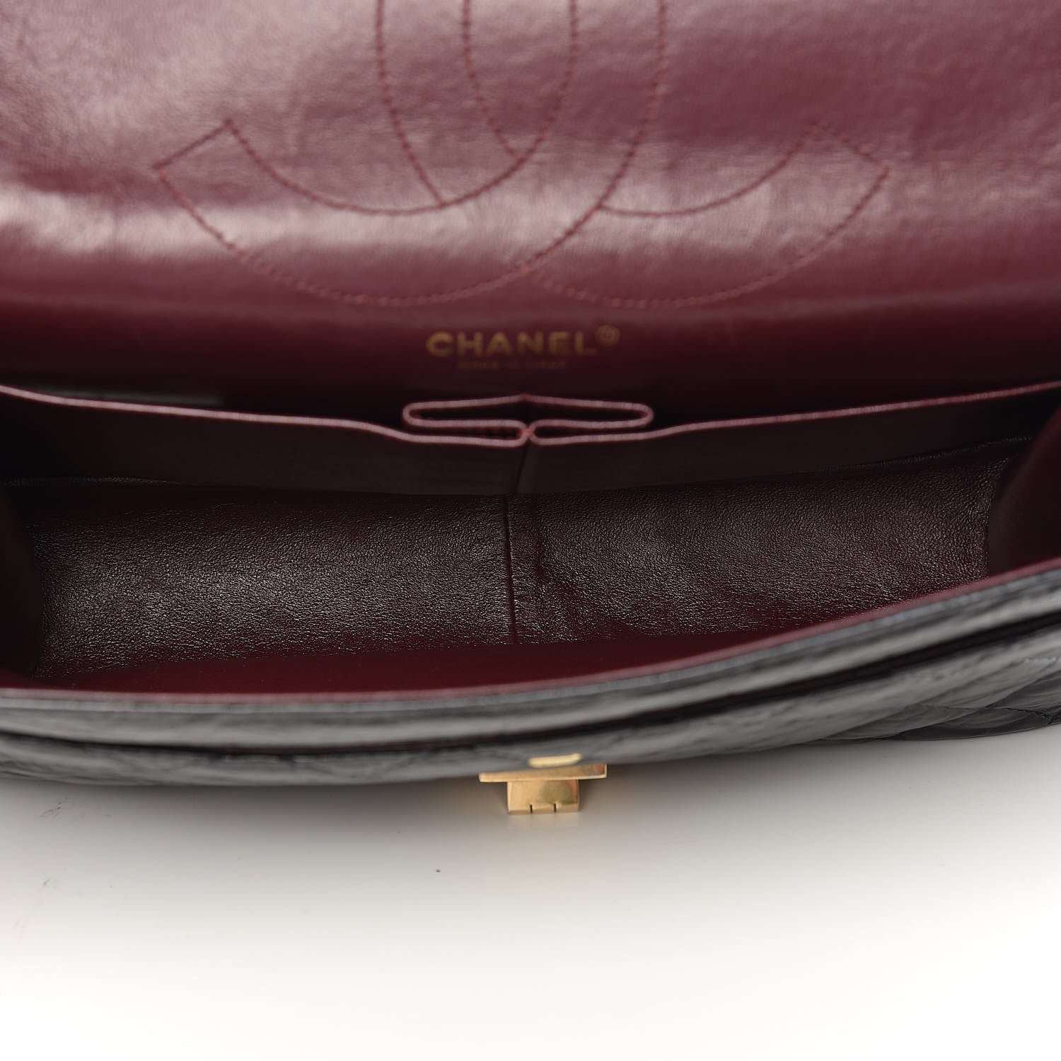 Chanel Aged Calfskin Quilted 2.55 Reissue 227 Flap Black 7 of 10