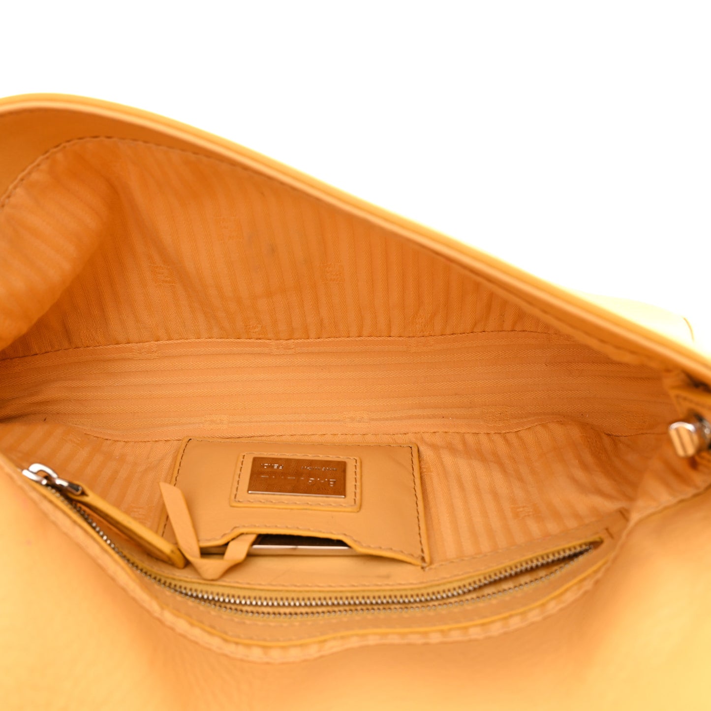 Vitello Enamel Interchangeable Strap Baguette Giallo Alchemy