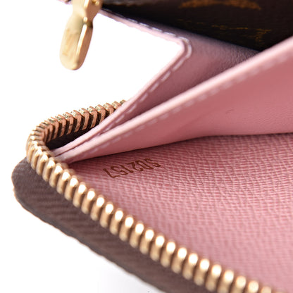 Louis Vuitton Monogram Clemence Wallet Rose Ballerine 7 of 10