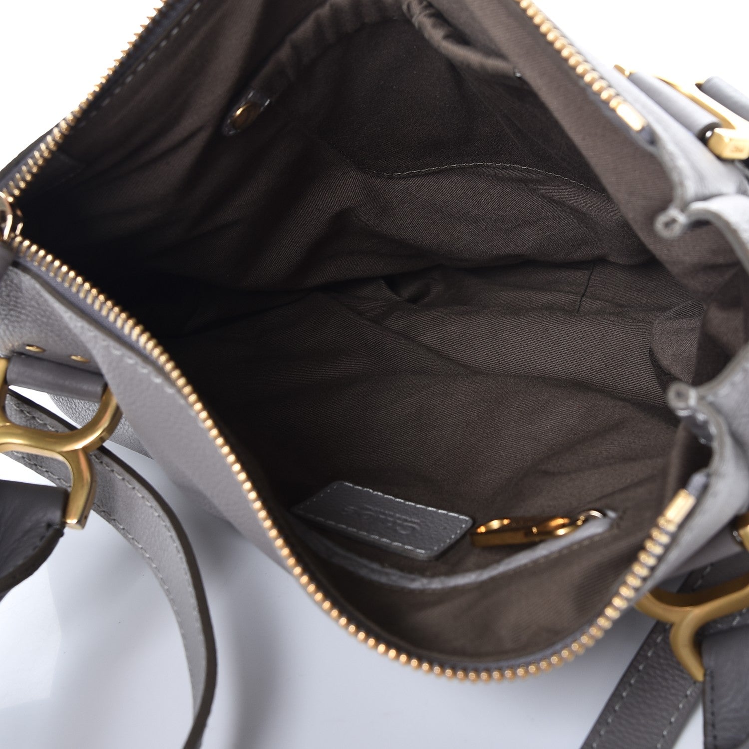 Chloe Calfskin Medium Marcie Satchel Cashmere Grey 6 of 10