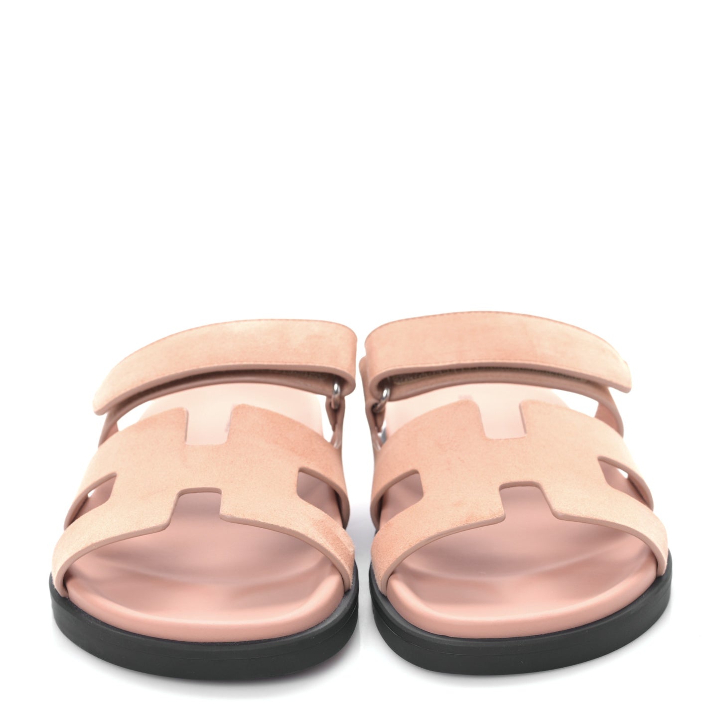 Suede Goatskin Womens Chypre Sandals 38 Nude