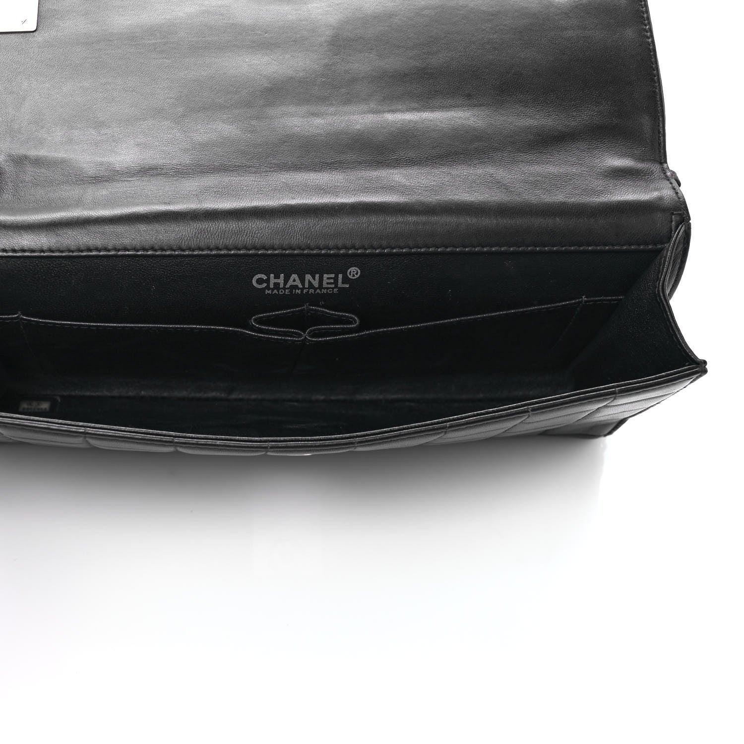 Chanel Lambskin Chocolate Bar Flap Black 6 of 11