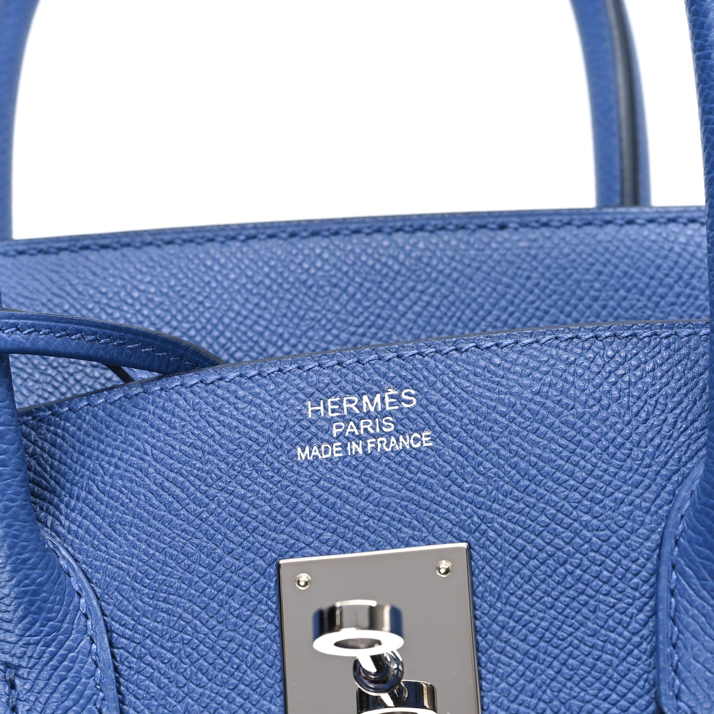 Epsom Birkin 35 Bleu Agate