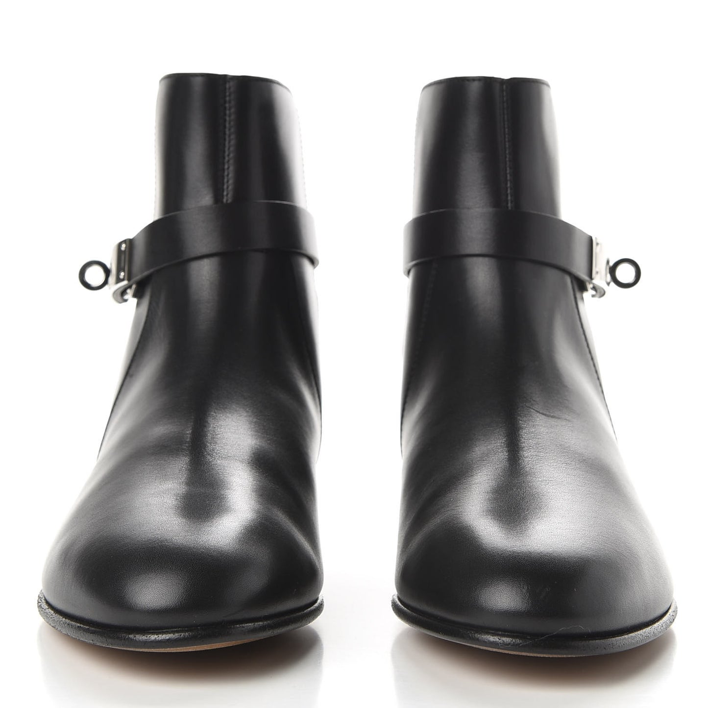 Calfskin Neo Low Boots 37 Black