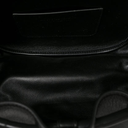 Bottega Veneta Lambskin Small Beak Triangle Flap Shoulder Bag Black 5 of 8