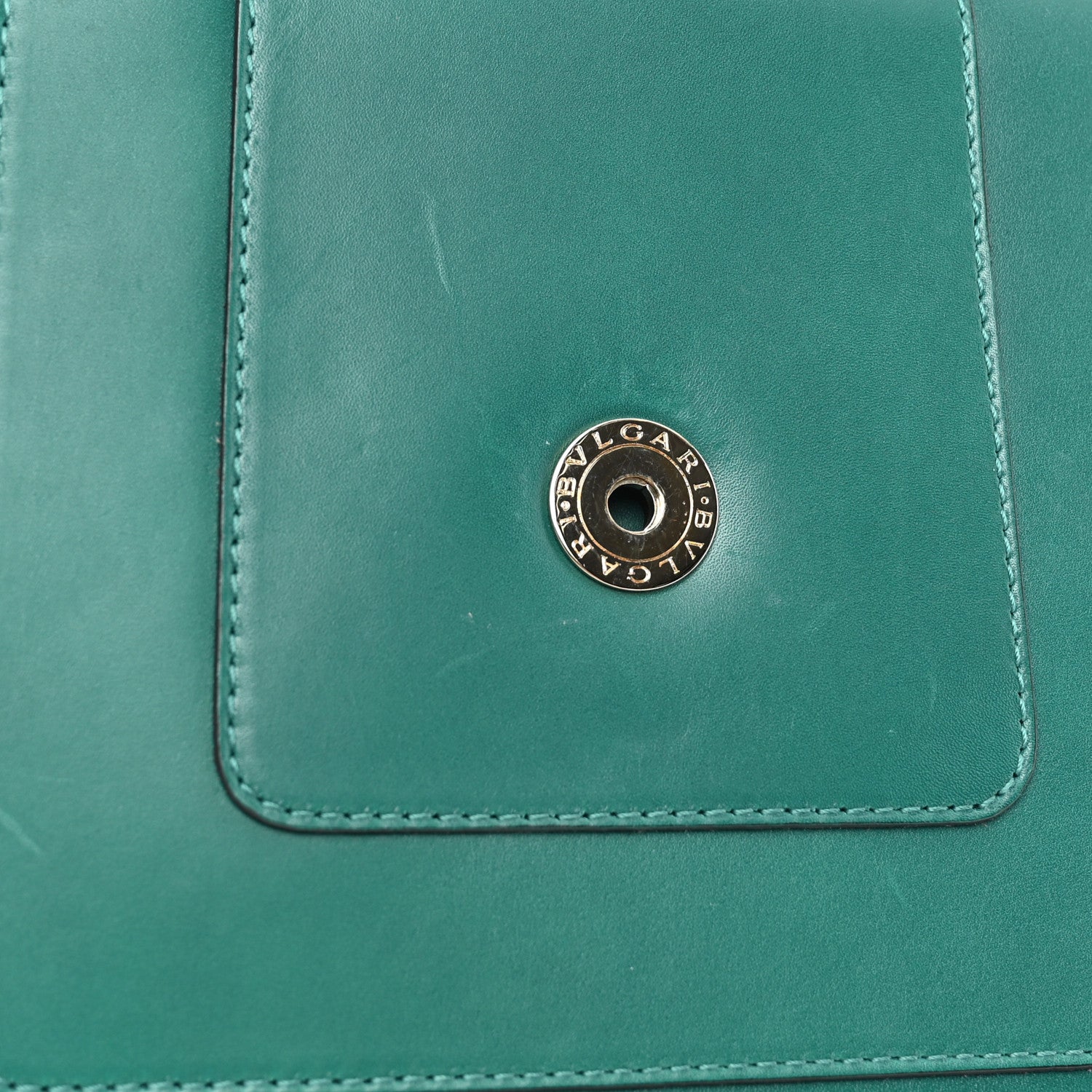 Bulgari Calfskin Small Serpenti Forever Snake Strap Crossbody Bag Emerald Green 10 of 10