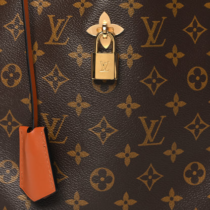 Louis Vuitton Monogram Flower Hobo Beige 7 of 9