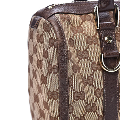 Gucci Monogram Small Abbey Boston Dark Brown 13 of 19