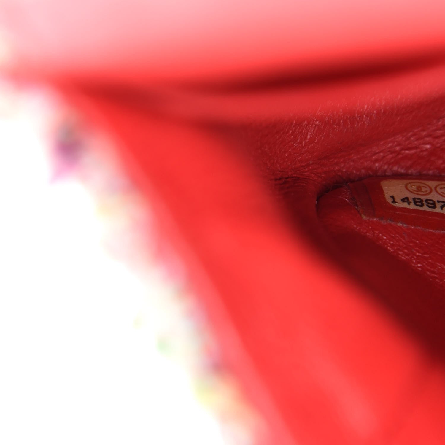 Chanel Tweed Quilted Medium Double Flap Pink 13 of 14