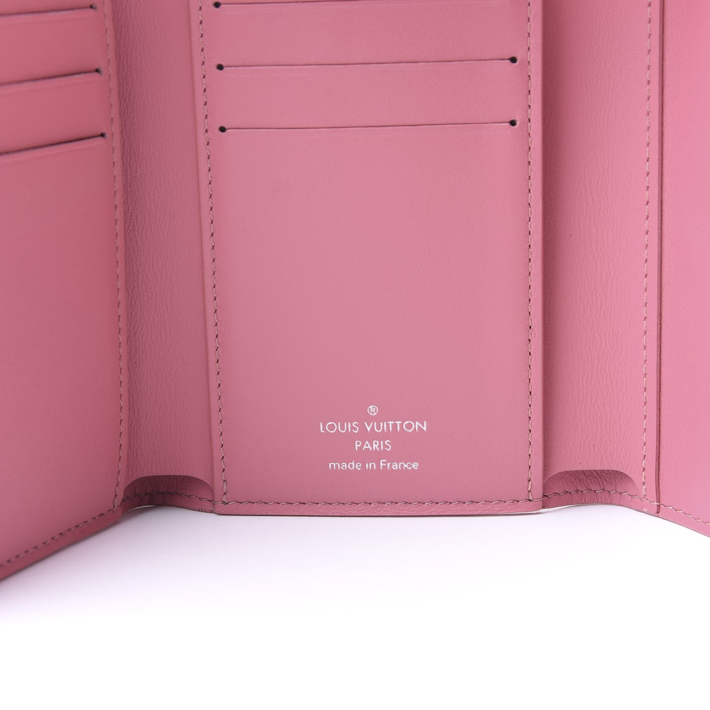 Taurillon Capucines Compact Flower Wallet Black