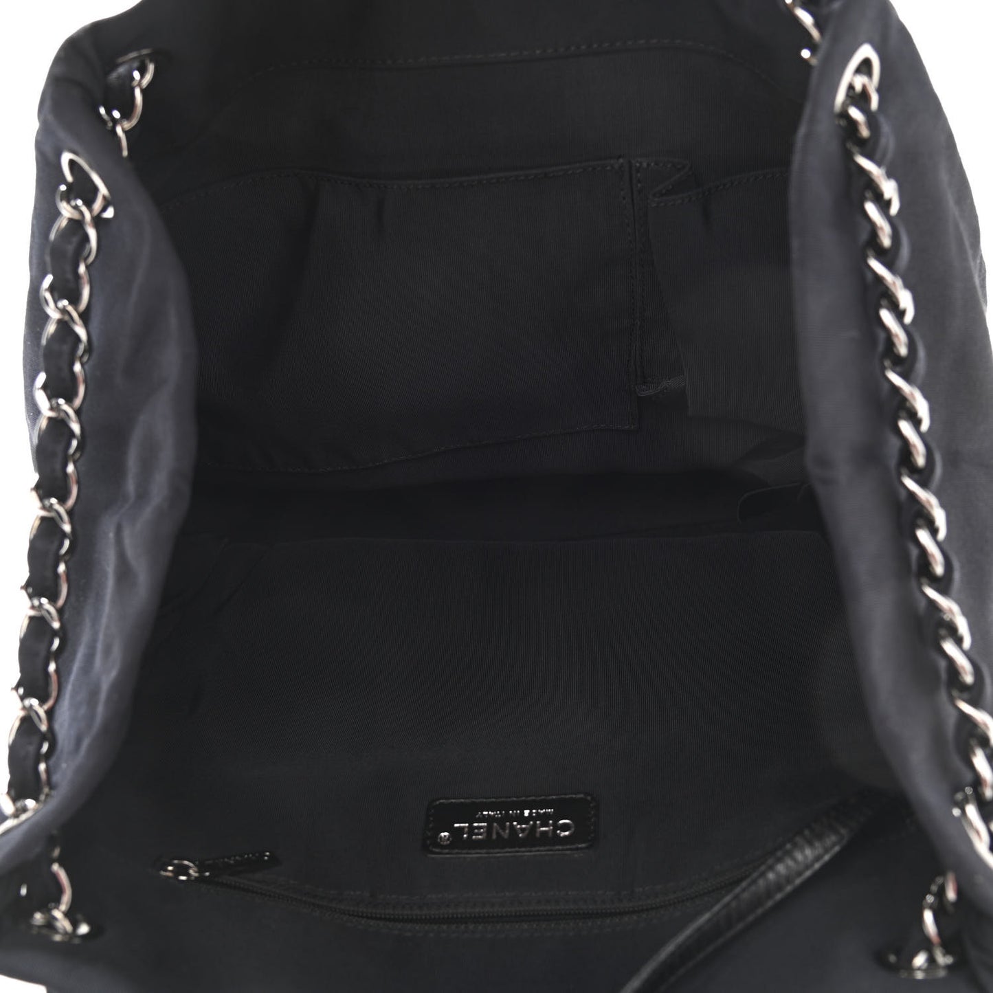 Nylon Quilted 2.55 Reissue Tote White Black