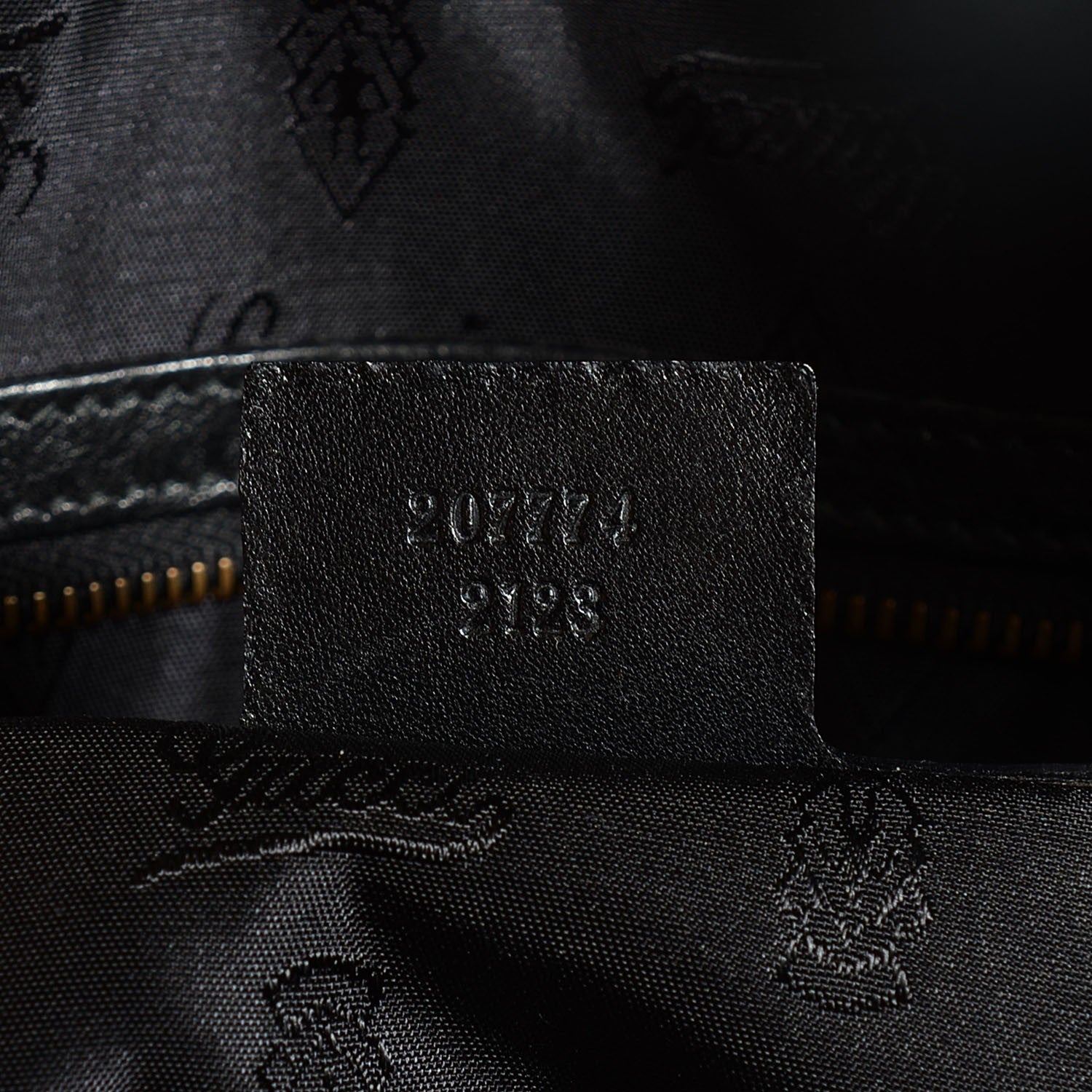 Gucci Suede Calfskin Babouska Studded Large Boston Black 7 of 7
