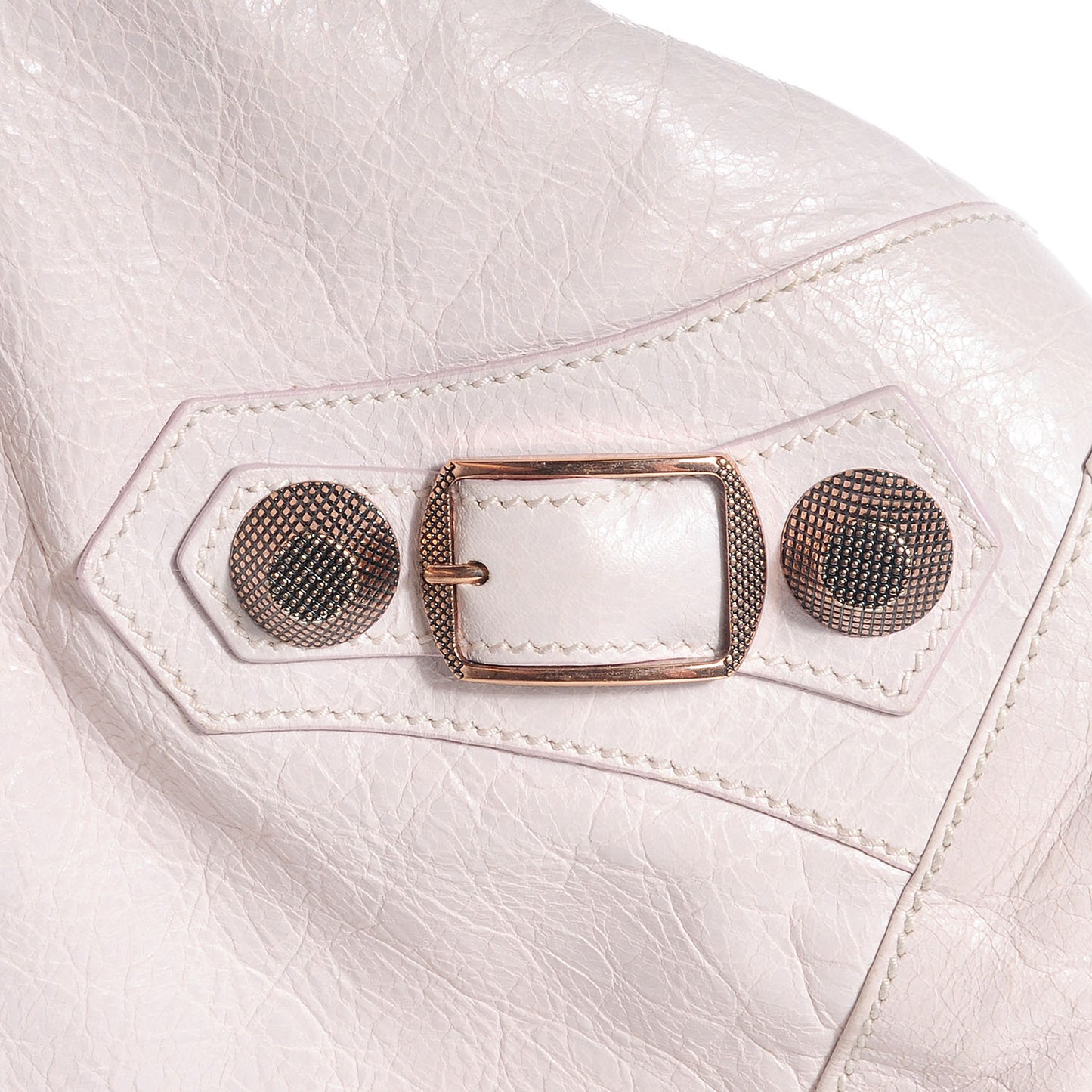 Agneau Giant 21 Rose Gold Hardware Day Hobo Nacre