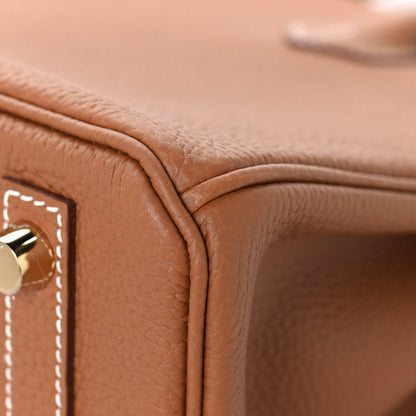 Hermes Togo Birkin 25 Gold 11 of 12