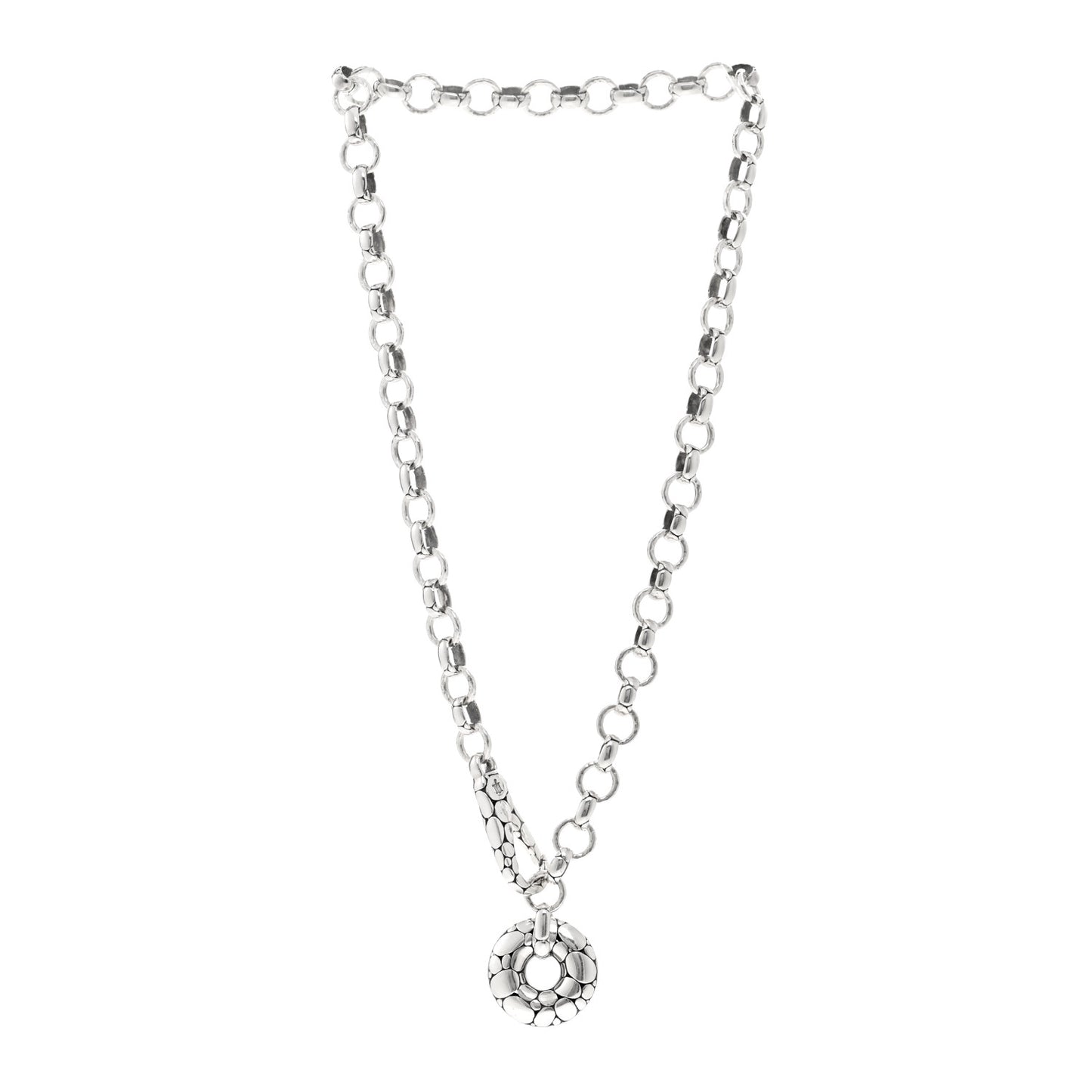 Sterling Silver Kali Donut Necklace