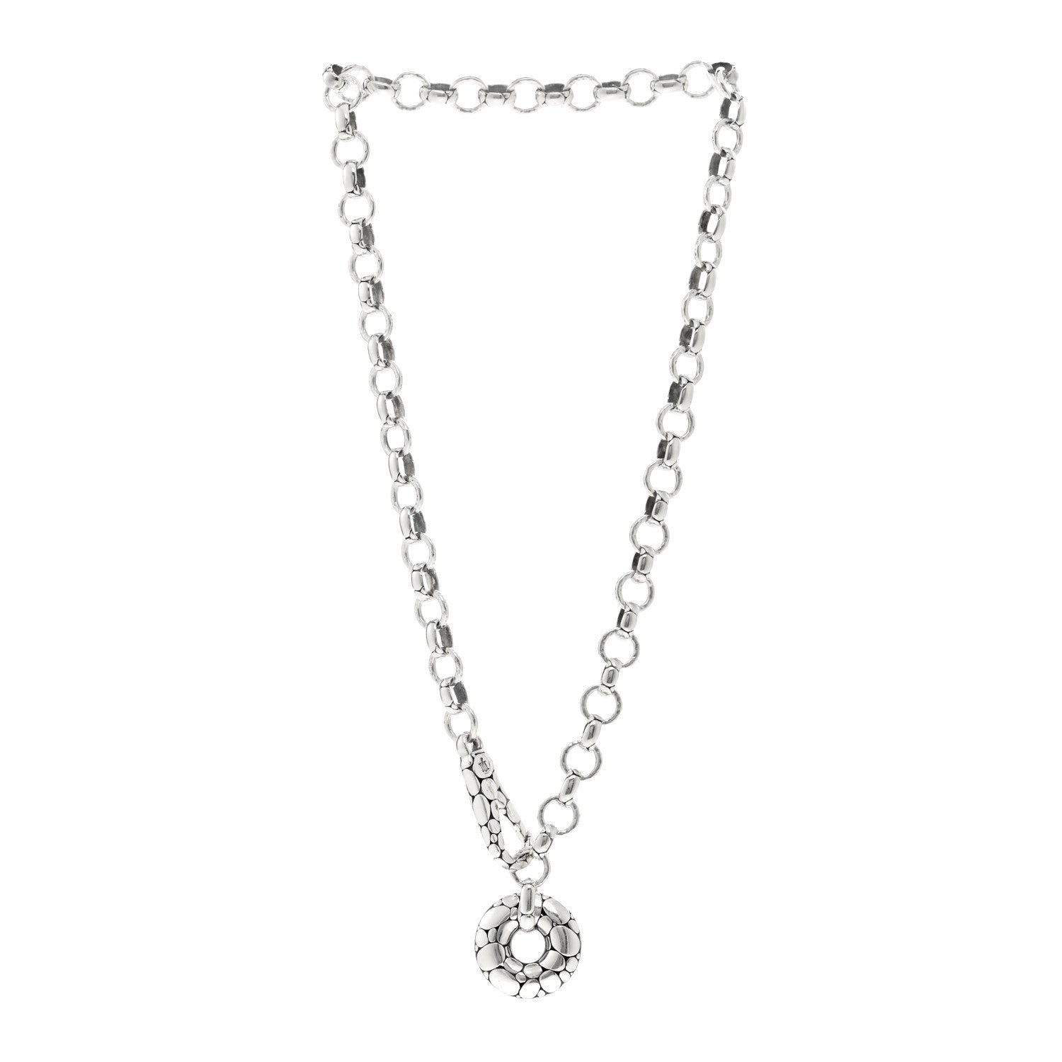 John Hardy Sterling Silver Kali Donut Necklace 3 of 4