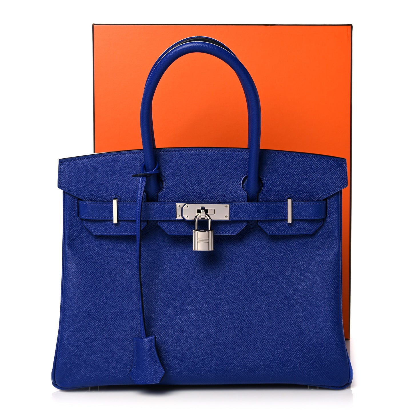 Epsom Birkin 30 Bleu Electrique