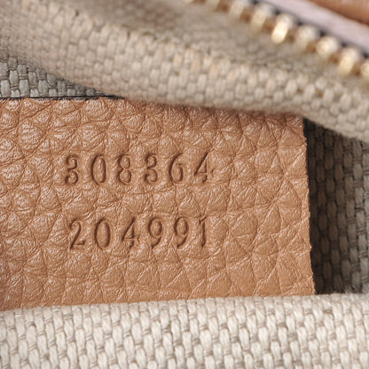 Gucci Pebbled Calfskin Small Soho Disco Bag Rose Beige 7 of 8