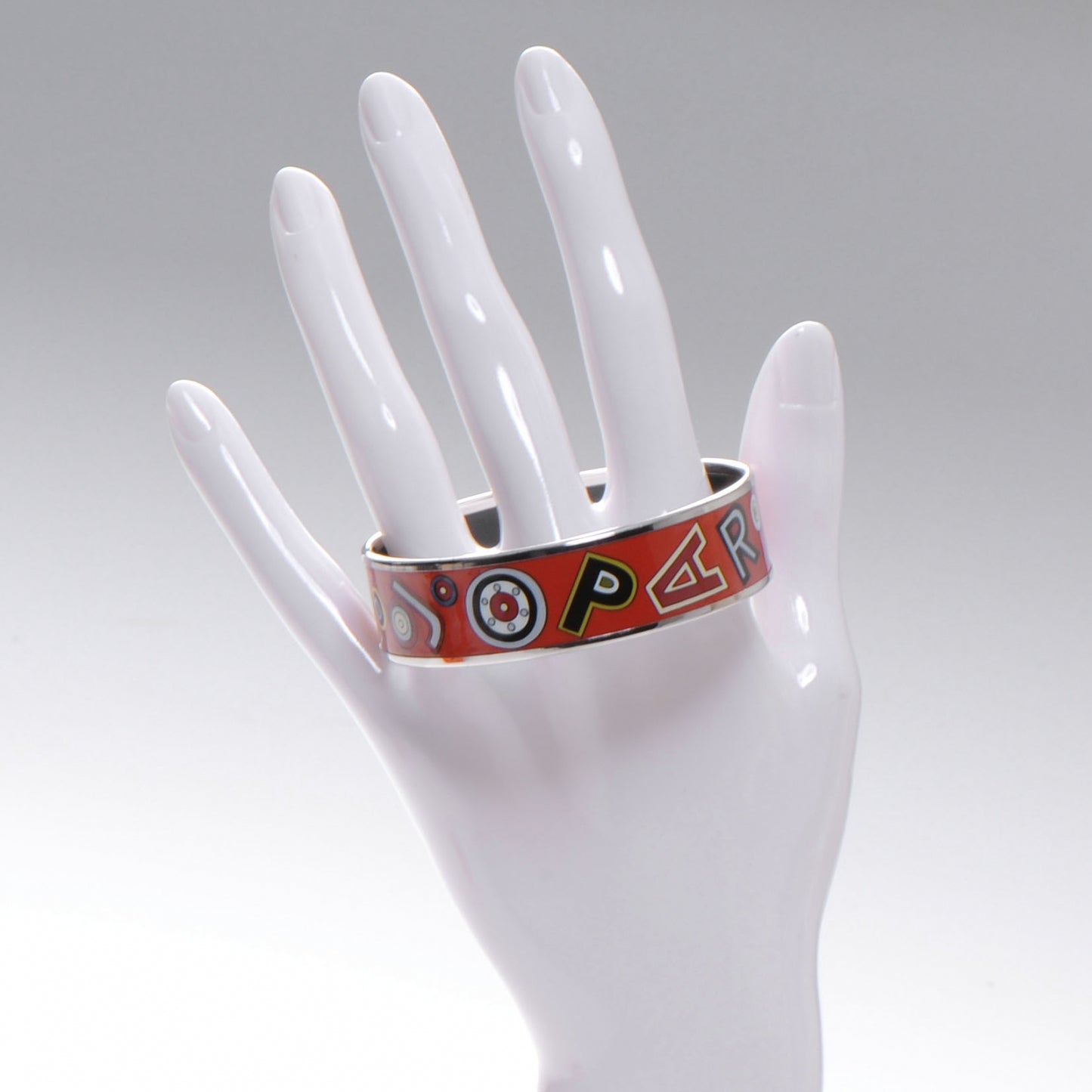 Enamel Printed Wide Tohu Bohu Bracelet 65